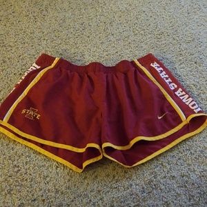 Nike running shorts- Iowa State